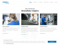 goepfert-dental.de Webseite Vorschau