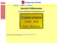 baldersheim.de Webseite Vorschau