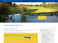 golfclub-gersthofen.de Webseite Vorschau
