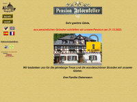 pension-felsenkeller.de Webseite Vorschau