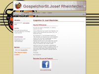 gospelchor-rheinfelden.de Webseite Vorschau