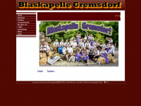 blaskapelle-gremsdorf.de Webseite Vorschau