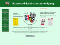 bayerwaldspielmannsvereinigung.de Webseite Vorschau