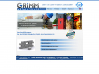 grimm-metallpulver.de Webseite Vorschau