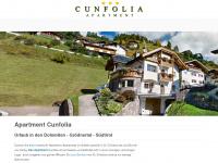 apartment-cunfolia.it Webseite Vorschau