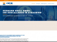 groll-dental.de Webseite Vorschau