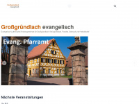 grossgruendlach-evangelisch.de Webseite Vorschau