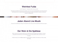 weinfest-fulda.de Webseite Vorschau