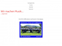 musikverein-grossheubach.de Webseite Vorschau