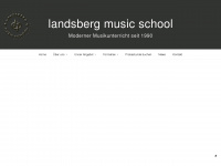 landsbergmusicschool.de Webseite Vorschau