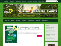 gruene-olching.de Webseite Vorschau