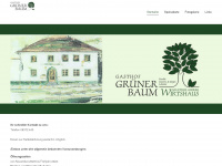 gruenerbaum-lolacher.de Webseite Vorschau