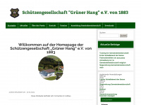 gruener-hang.de Webseite Vorschau