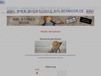 musikschule-kolbermoor.de Webseite Vorschau