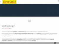 gschneidinger-bau.de Webseite Vorschau