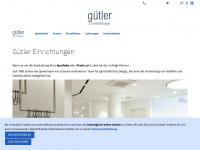 guetler-einrichtungen.de Webseite Vorschau