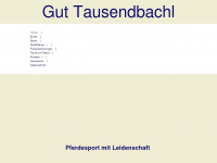 gut-tausendbachl.de Webseite Vorschau