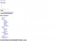 endometriose-liga.eu Webseite Vorschau