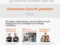 artvia.de Webseite Vorschau