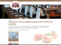 haberl-partyservice.de Webseite Vorschau