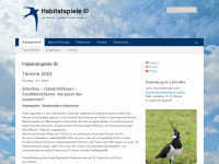 habitatspiel.de Webseite Vorschau