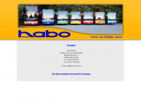 habo-reisen.de Webseite Vorschau