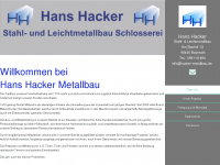 hacker-metallbau.de Webseite Vorschau
