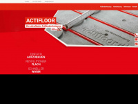 actifloor.at Webseite Vorschau