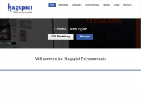 hagspiel-feinmechanik.de Webseite Vorschau