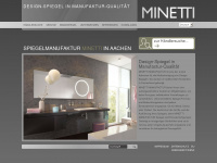 minetti.de Webseite Vorschau