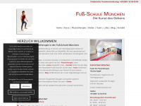 fussschule.com Webseite Vorschau