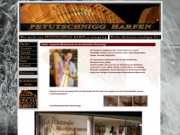 petutschnigg-harfen.at Webseite Vorschau