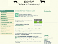 ederhof.com Webseite Vorschau