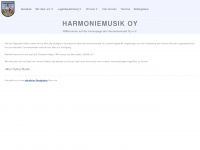 harmoniemusik-oy.de Webseite Vorschau