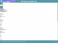 hartmann-batterien.de Webseite Vorschau