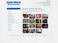 hartwich-werbetechnik.de Webseite Vorschau