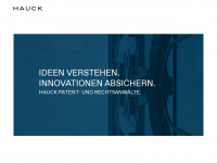 hauck-patent.de Webseite Vorschau