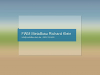 metallbau-fwm.de Webseite Vorschau