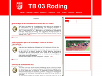 tb03-roding.de Webseite Vorschau