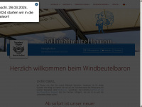 windbeutelbaron.de Webseite Vorschau
