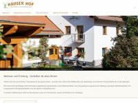 hauserhof.de Webseite Vorschau