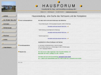 hausforum-bayreuth.de Webseite Vorschau
