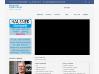 hausner-elektronik.de Webseite Vorschau