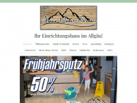 alpina-moebel-schoder.de Webseite Vorschau