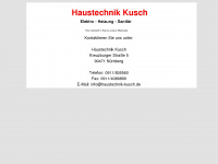 haustechnik-kusch.de Webseite Vorschau