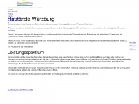 hautaerzte-wuerzburg.de Webseite Vorschau