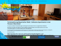 pension-obermeier.de Webseite Vorschau