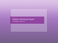 hecht-elektro.de Webseite Vorschau