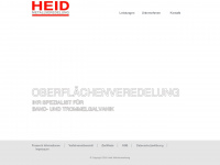 heid-metallveredelung.de Webseite Vorschau