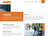cap-net.cz Webseite Vorschau